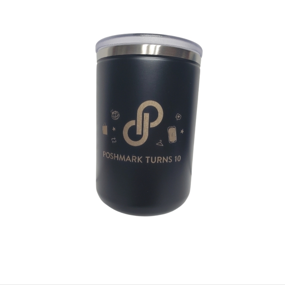 Poshmark 10th Birthday Tumbler Limited Edition Black FREE Stickers